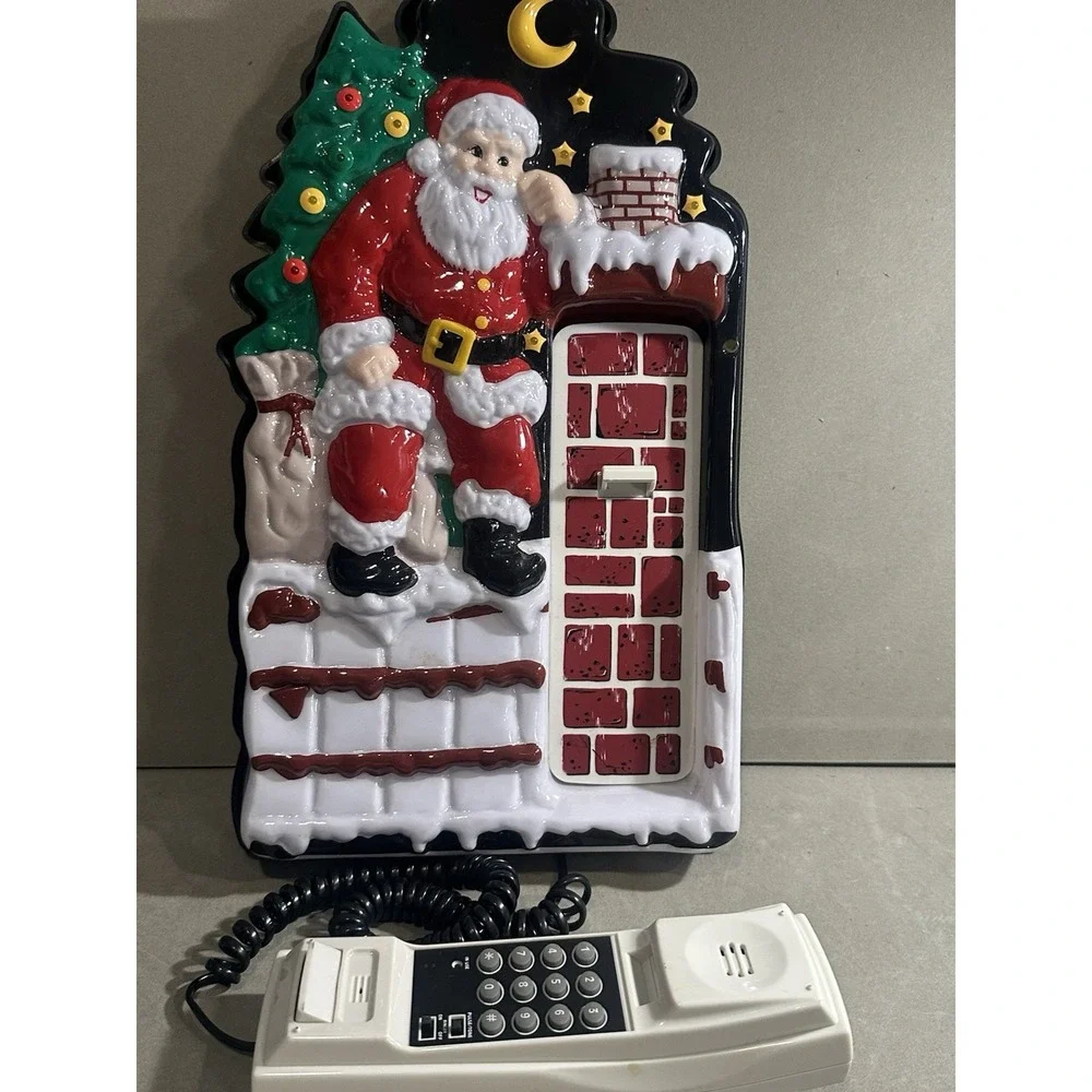Vintage Christmas Phone‎ (for Parts Only)